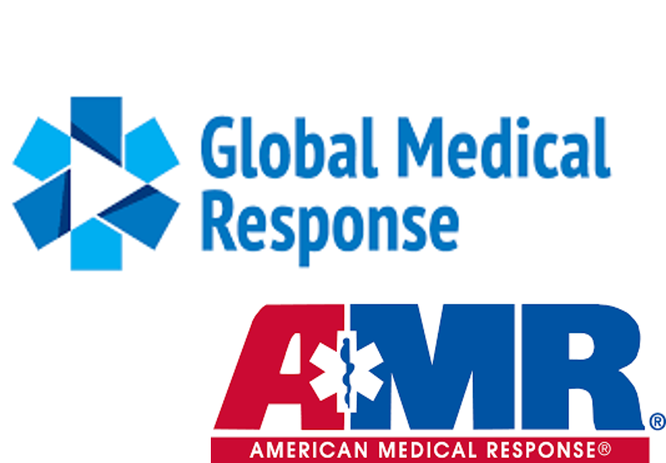 Global Medical Response and American Medical Response Logos & Heart-related deaths increase during holidays, AMR medics say
